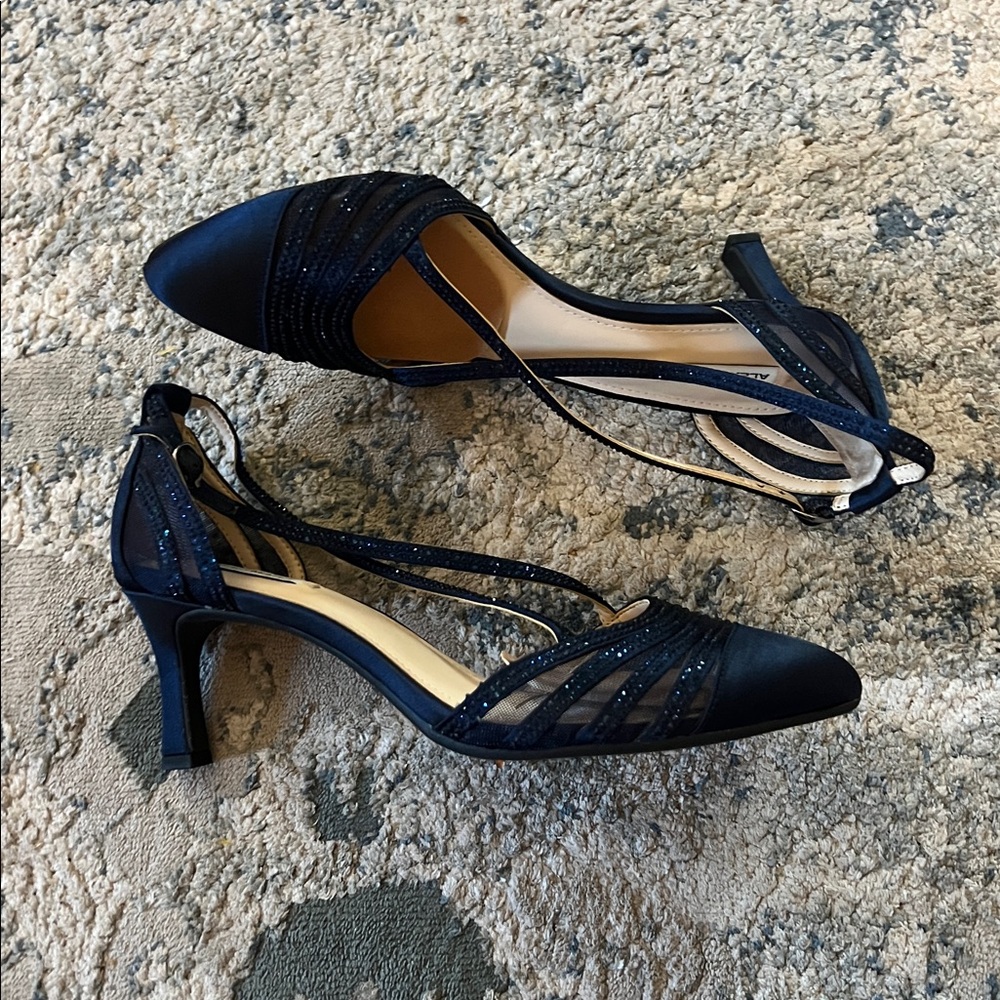 Alex Marie Midnight Blue Strappy Heels